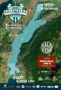 Kalamalka Lake, race path for the Kalamalka Classic